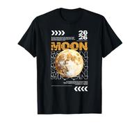 La Lune et Son mystérieux Cycle Lunaire Nuit Noire céleste T-Shirt