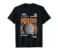 La Lune et Son Ombre mystérieuse, Ciel Nocturne Cosmique Mystique T-Shirt