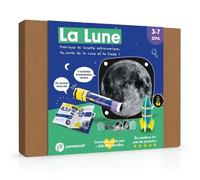 La Lune - Kit Pandacraft 3-7 ans: Fabrique ta lunette astronomique, ta carte lunaire et ta fusée
