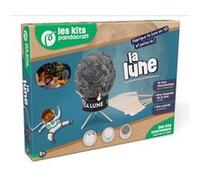 Collectif – La Lune – Kit Pandacraft dès 8 ans : Fabrique ta Lune en 3D et peins-là !