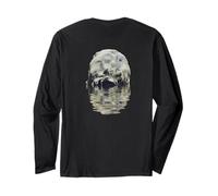 La Lune se reflète dans l'eau, Iceberg dans l'eau Jeu d'eau Manche Longue