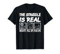 La Lutte Est Réelle Dino Sport Humor T-Shirt