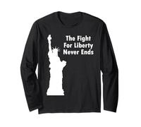 La Lutte pour la liberté ne s'arrête jamais États-Unis Liberté Manche Longue