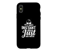 La Luxure instantanée de l'athlète ajoute l'eau et Le Sport de Natation Coque pour iPhone X/XS