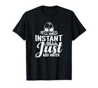 La Luxure instantanée de l'athlète ajoute l'eau et Le Sport de Natation T-Shirt Graphique avec Valeur