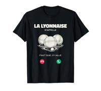 La Lyonnaise M’Appelle Faut Que J’y Aille Drôle Longue T-Shirt
