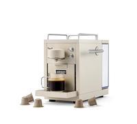 La machine à café originale 2 en beige - machine à capsules compatible Nespresso®, boîtier en acier inoxydable, design scandinave, durable et réparable