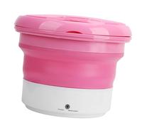 La Machine à Laver Pliable Est Très Fonctionnelle pour un Petit Pantalon à Linge (PINK)