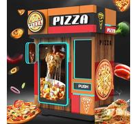 La machine à pizza fraîche en libre-service 24 heures, un déploiement flexible et des coûts d'exploitation réduits, est un must have pour les centres commerciaux occupés.