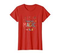La Magie de l'enseignant préscolaire : Inspiration étincelante en Classe T-Shirt, Femme, Rouge, M