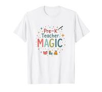 La Magie de l'enseignant préscolaire : Inspiration étincelante en Classe T-Shirt, Homme, Blanc, M