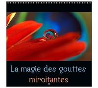 La magie des gouttes miroitantes (Calendrier mural carré 2026 30x30 cm) Calendrier double avec une page pour vos prises de notes: Les gouttes d'eau, miroir de la nature