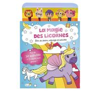 La magie des licornes Bloc de dessin, coloriage et activités - Collectif - Grenouille - broché - Document jeunesse