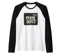 La magie vous attend avec cet emblème Pixie Dust pour garçons et filles Manche Raglan