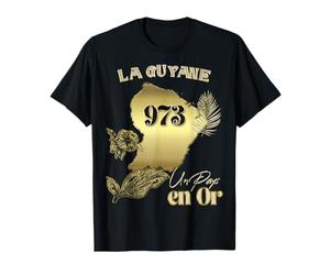 La Magnifique Guyane Française 973 Pays En Or Créole T-Shirt