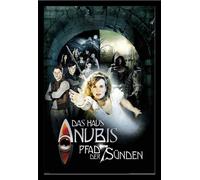 La Maison d'Anubis - Poster - Sentier des 7 péchés + cadre amovible, Shinsuke® Maxi MDF noir, vitre acrylique