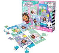 La maison de chat en bois de Gabi 4 puzzles