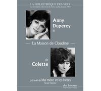 La Maison de Claudine Précédé de « Ma mère et les bêtes » - 1 CD MP3 - Sidonie-Gabrielle Colette - Des Femmes - Antoinette Fouque - Texte lu (CD) - Textes lus CD