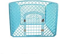 La Maison de l'animal， Cage for Animaux de Compagnie Clôture Anti-évasion intérieure for Animaux de Compagnie Grande clôture en métal Pliable for Chat et Chien 39,4 * 39,4 * 30,3 Pouces,Bleu
