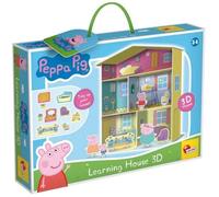 Liscianigiochi Giochi- Liscianigiochi La Maison 3D Peppa Pig Jeu éducatif pour Filles à partir de 3 Ans, Collection, 92055, 39.2 x 6.7 x 28.5 cm
