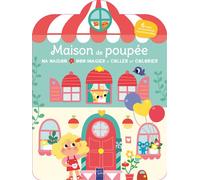 La maison de poupée coller colorier – Ma maison, mon imagier à coller et à colorier – YoYo Books