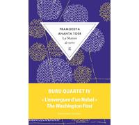 La maison de verre - Buru Quartet 4 - Pramoedya Ananta Toer - Zulma - Poche - Roman