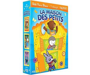 La Maison des petits - Coffret - Petit Ours Brun rentre à l'école + T'choupi au zoo + Quand Trotro sera grand