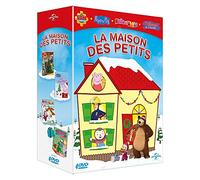La Maison Des Petits - Coffret : Sam Le Pompier - Volume 6 : Les Préparatifs De Noël + Peppa Pig - Peppa Fête Noël + Masha Et Michka - 7 - Tous Sur La Glace + T'choupi À L'école - L'étoile De Noël - Pack