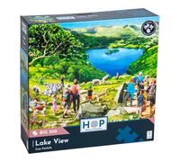 La Maison des Puzzles Lake View, Grand Puzzle de 500 pièces | Pièces extra larges, illustration d'artiste, paysage pittoresque, puzzle de luxe cadeau pour adultes