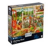The House of Puzzles Puzzle Potting Shed 1000 pièces – Illustration artiste paysage adulte – Deluxe