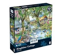 La Maison des Puzzles | Puzzle 1000 pièces Kingfisher Cottage | Artiste Robert Barry | Thème bâtiment au Toit de chaume | 48 x 69cm (19 x 27in) | Carton certifié FSC