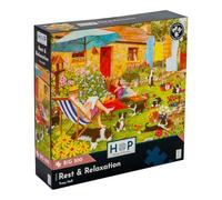 La Maison des Puzzles Repos & Détente, Grand Puzzle de 500 pièces | Pièces extra larges, illustration d'artiste, paysage pittoresque, puzzle de luxe cadeau pour adultes