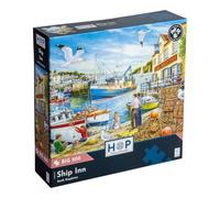 La Maison des Puzzles Ship Inn, Grand Puzzle de 500 pièces | Pièces extra larges, illustration d'artiste, paysage pittoresque, puzzle de luxe cadeau pour adultes