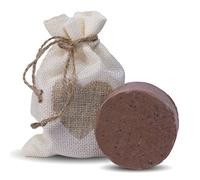 LA MAISON DES SULTANS - Savon Exfoliant Chocolat - Fabriqué en France - 100 gr - Artisanal - Gommage Corps - Naturel - Raffermissant - Cosmétique Chocolat