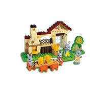 La maison d'été de la famille lapin