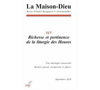 La Maison-Dieu 317 - Collectif - Cerf - broché - Revue