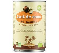 La Maison du Coco Lait de Coco/15% Mg/Bio/Équitable 470 g