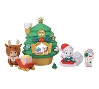 Sylvanian Families – Jouet La Maison du Père Noël – Set 2 figurines, 11 accessoires – 3 ans+ – 5822