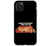 La Maison est l'endroit où Le Chat est drôle de Chat Coque pour iPhone 11 Pro Max