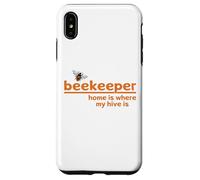 La Maison est l'endroit où ma Ruche est drôle d'apiculteur Coque pour iPhone XS Max
