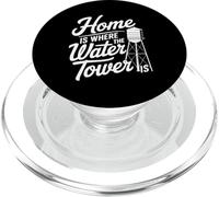 La Maison est l'endroit où se Trouve Le château d'eau Gilbert Arizona Souvenir PopSockets PopGrip pour MagSafe