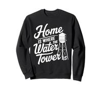 La Maison est l'endroit où se Trouve Le château d'eau Gilbert Arizona Souvenir Sweatshirt