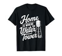La Maison est l'endroit où se Trouve Le château d'eau Gilbert Arizona Souvenir T-Shirt