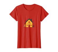 La Maison est l'endroit où se Trouve l'école L'éducation des mères à la Maison T-Shirt, Femme, Rouge, L