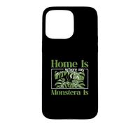 La Maison est l'endroit où se Trouve Mon Monstera pour Un Jardinier Fan de philodendron Coque pour iPhone 15 Pro Max