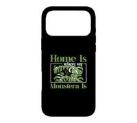 La Maison est l'endroit où se Trouve Mon Monstera pour Un Jardinier Fan de philodendron Coque pour iPhone 17 Pro Max