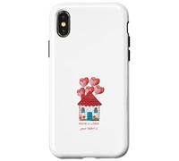 la maison est l'endroit où se trouve ton cœur Coque pour iPhone X/XS