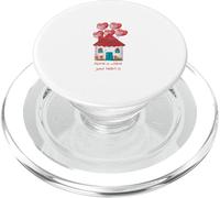 la maison est l'endroit où se trouve ton cœur PopSockets PopGrip pour MagSafe