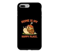 La Maison Funny Snail Cozy Shell est Mon Endroit Heureux Coque pour iPhone 7 Plus/8 Plus