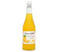 LA MAISON GUIOT Sirop de Citron Jaune de Sicile 70 outeille en verre, authentique saveur du terroir - Lot de 3